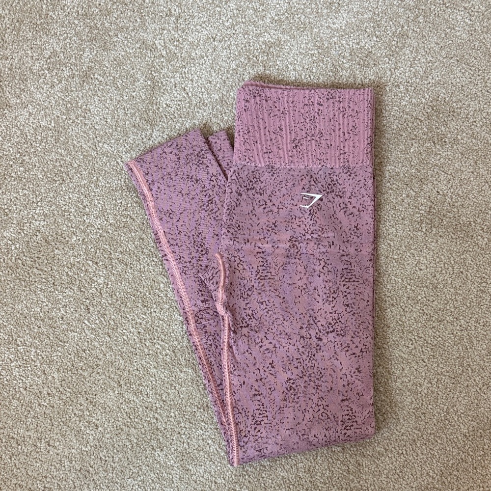 Gymshark Pink Patterned Leggings